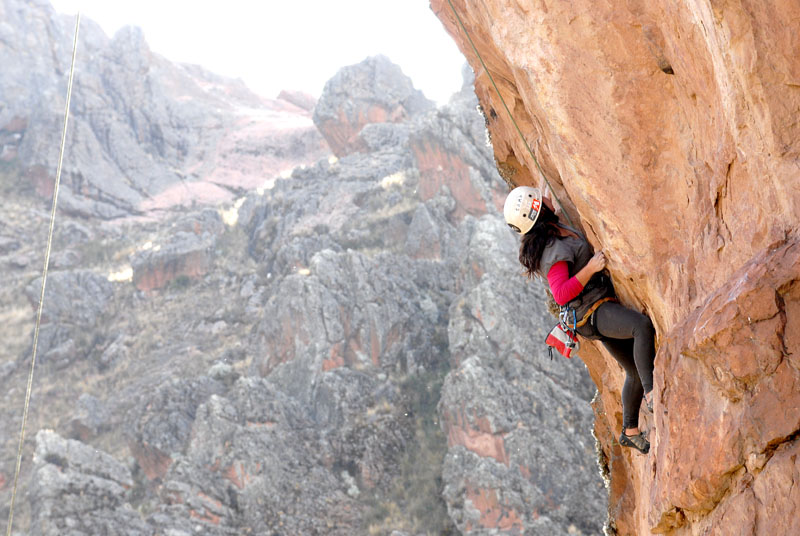 Rock climbing